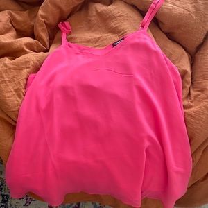 Hot pink tank top